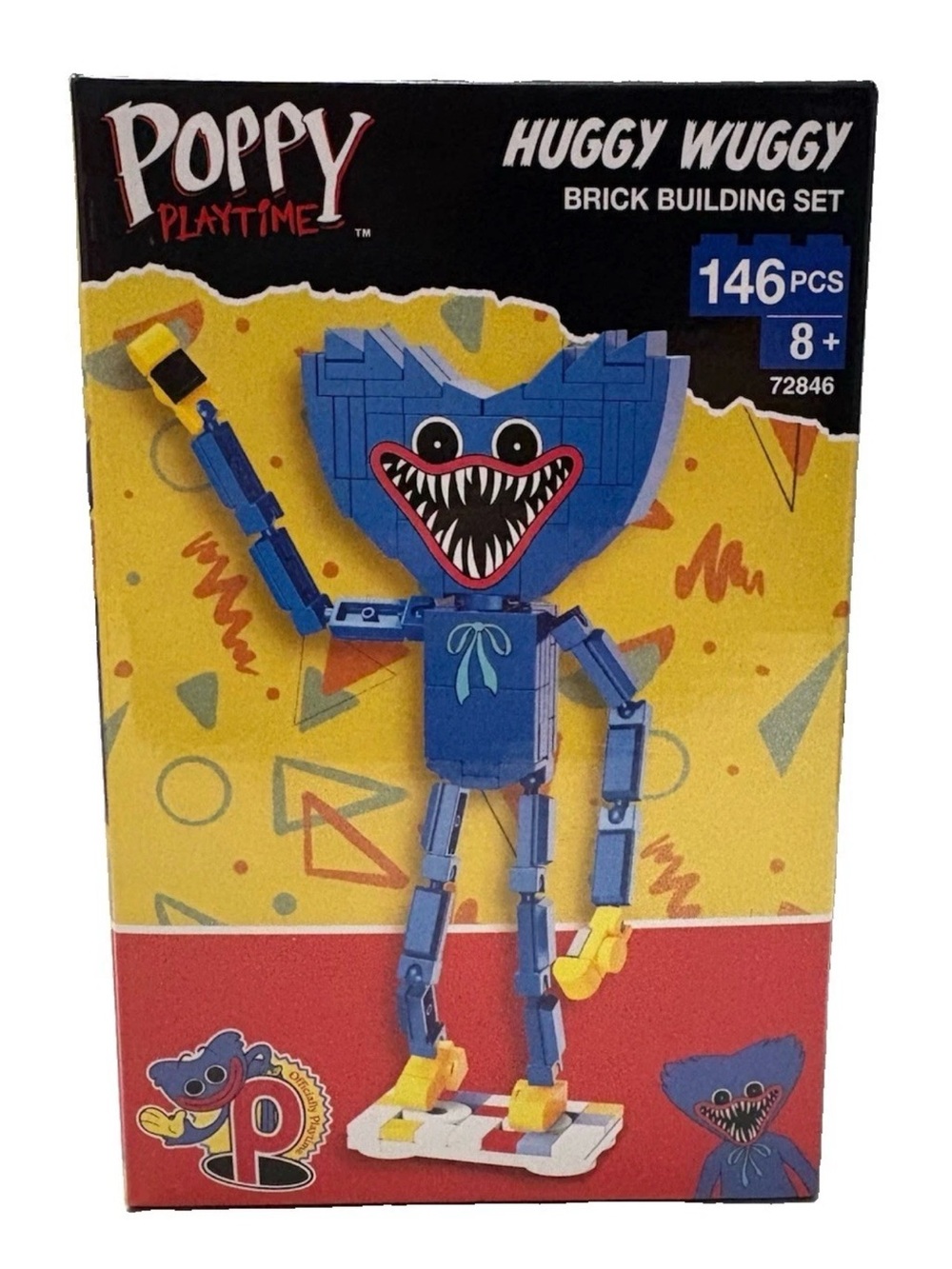 Huggy Wuggy Blue Brick Building Set - 146 pcs